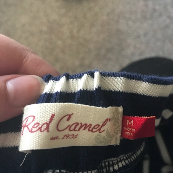 Navy and White Striped Skirt - Picture 3 of 3